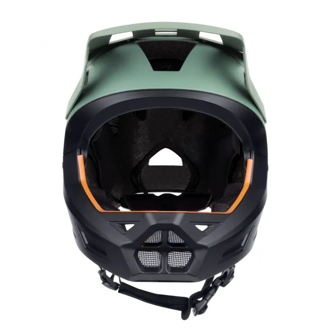 Casca Force DROP downhill, verde-negru L-XL