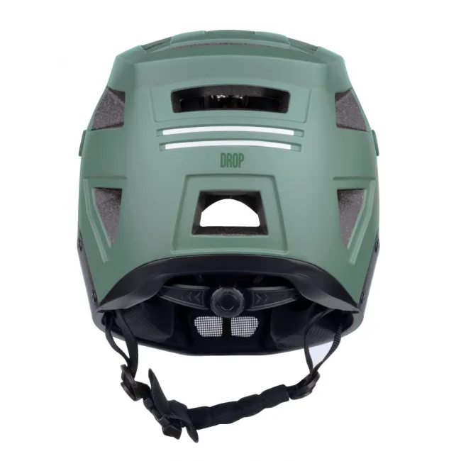 Casca Force DROP downhill, verde-negru S-M