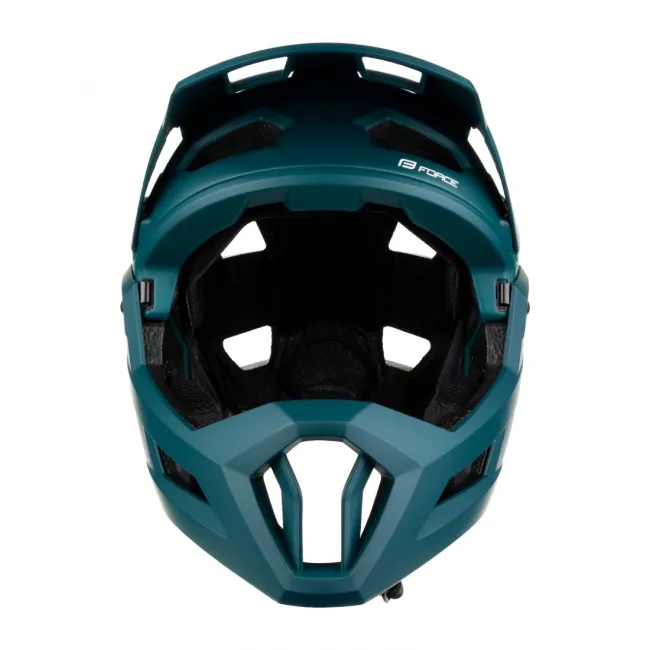 Casca Force VENOM downhill, turcoaz, S-M