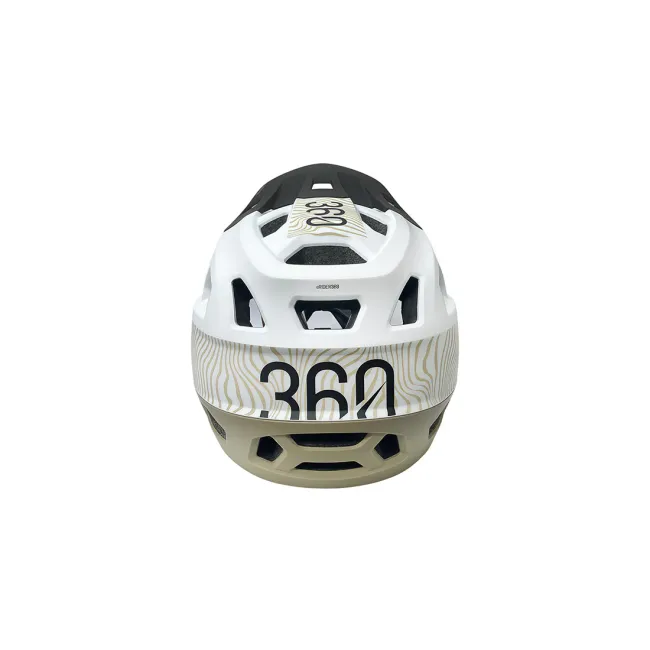 Casca full-face Integra Sport white - Military Green M (55-58 cm)