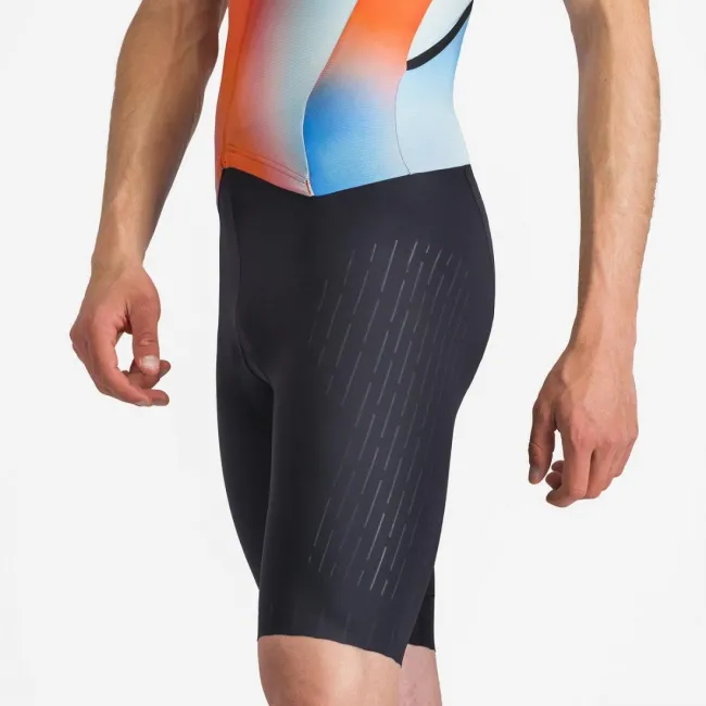Costum triatlon cu maneca scurta TRI Castelli Free SanRemo 3 SS, pentru barbati, paprika/winter sky L