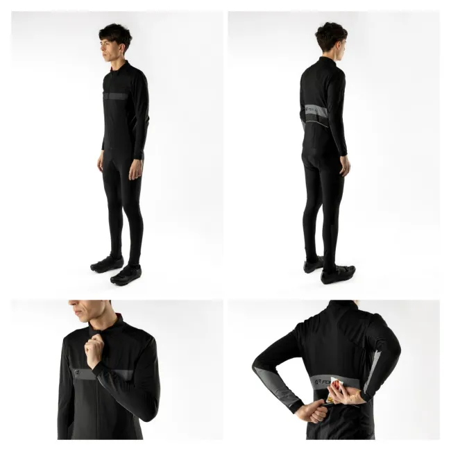 Jacheta iarna Force bright neagra L