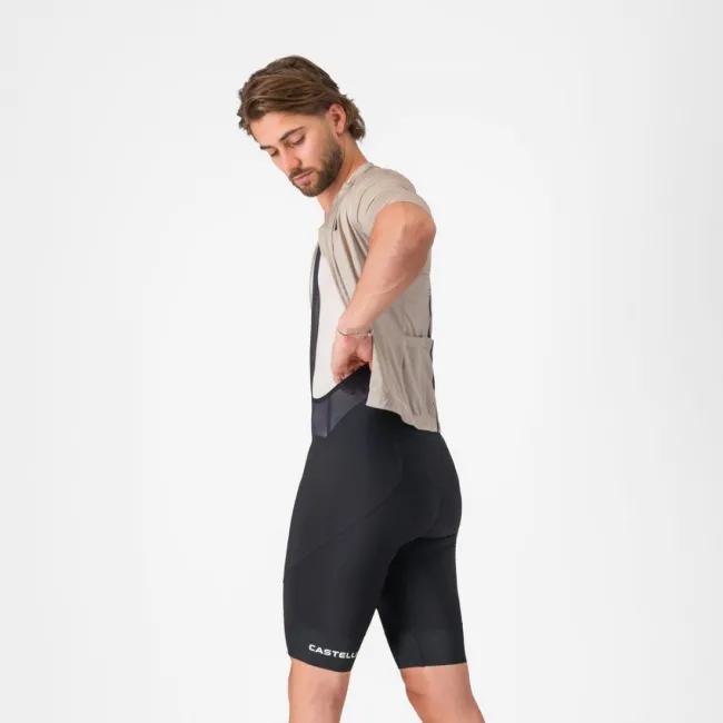 Pantaloni scurti cu bretele Castelli Endurance 4, pentru barbati, negru S