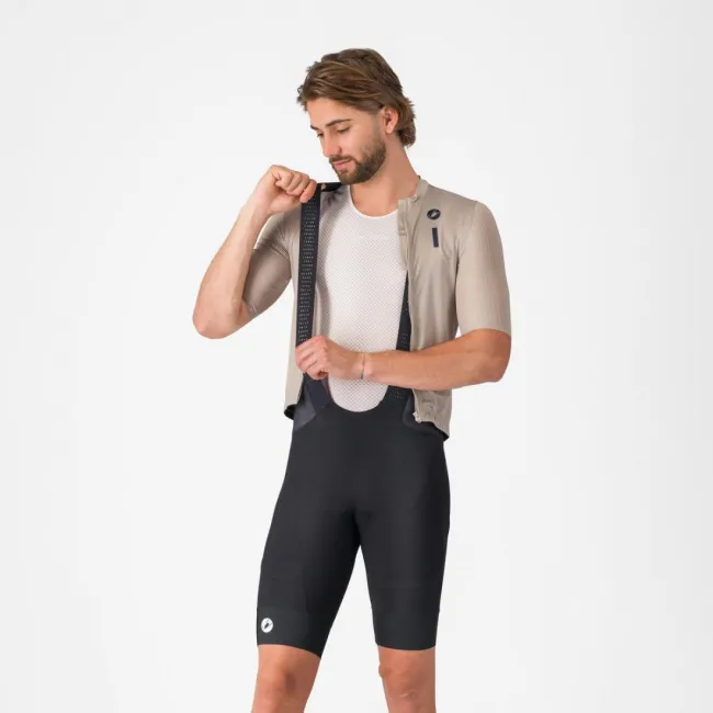 Pantaloni scurti cu bretele Castelli Endurance 4, pentru barbati, negru XXL