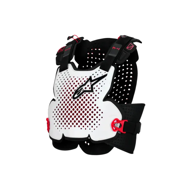 Protectie Corp Alpinestars A-4 Plasma Chest Protector negru/rosu/alb XL/XXL