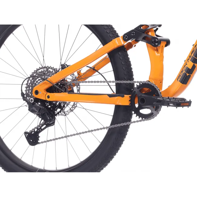 Bicicleta Rock Machine Blizz 27 FS 30 27.5 Matte Lava Orange 34cm - (S)