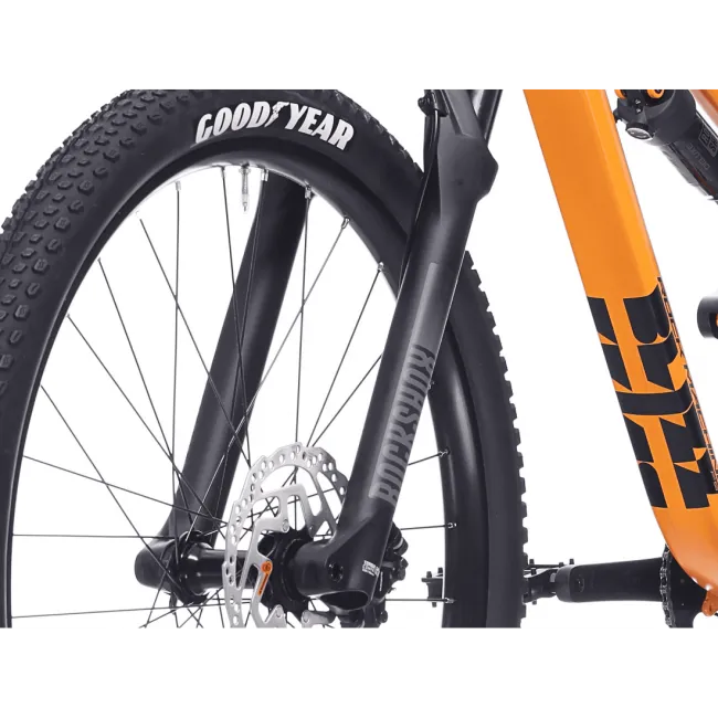 Bicicleta Rock Machine Blizz 27 FS 30 27.5 Matte Lava Orange 38cm - (M)