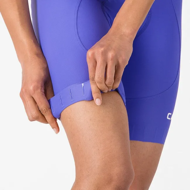 Pantaloni scurti cu bretele Castelli Espresso 2 W DT, pentru femei, violet M