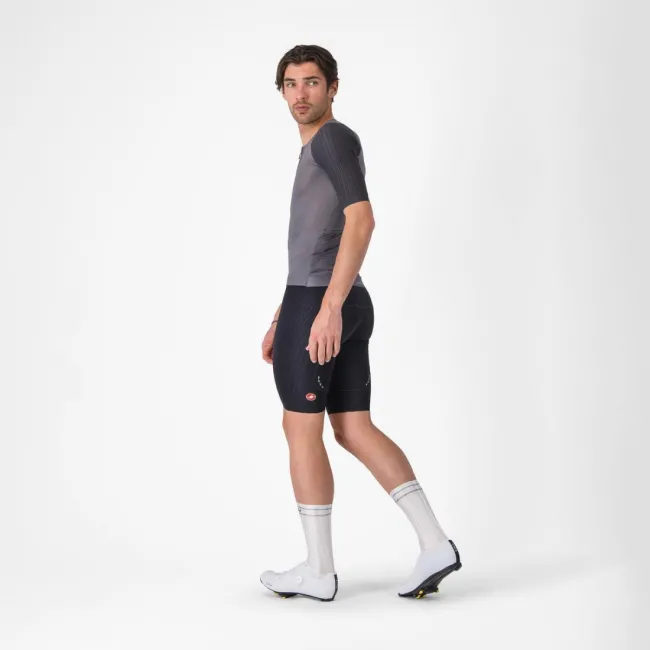 Tricou cu maneca scurta Castelli Aero Race 8s, pentru barbati, gri inchis M