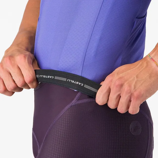 Tricou cu maneca scurta Castelli Drittone Logo, pentru barbati, violet/roz giro L