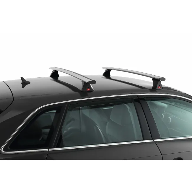Bare transversale pentru Peugeot 308 generatia 2, 5 usi (T9), model 2013 - 2021, Fabbri Viva 12 ALU, sistem cu prindere pe plafon normal, aluminiu, argintiu