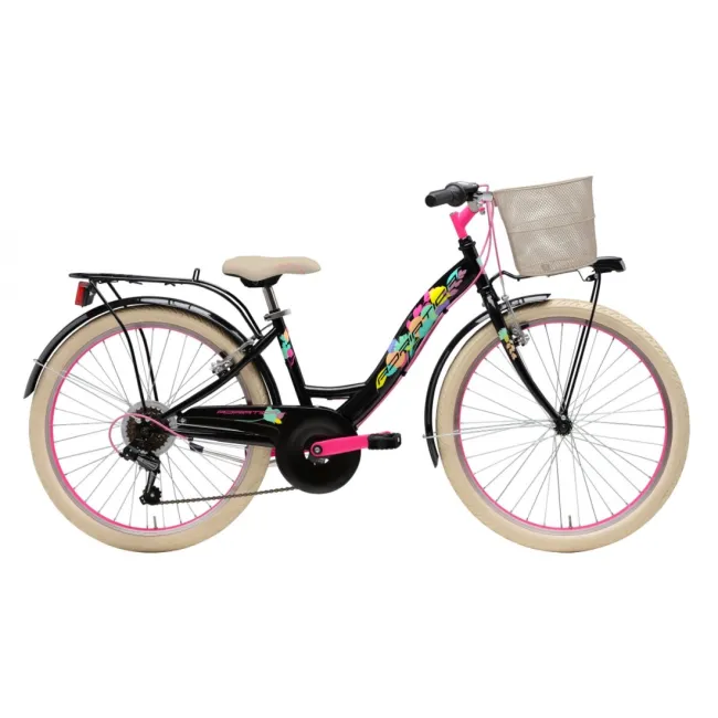 Bicicleta Adriatica Girl 20 Bimba 7V Neagra