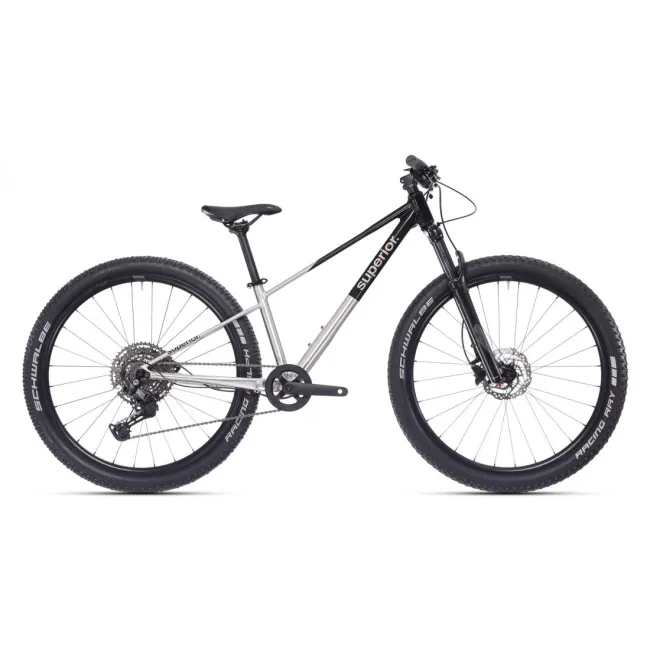 Bicicleta Superior TEAM 27.3 27.5 Gloss Brushed Alu/Rainbow Black 15.5 - (S)