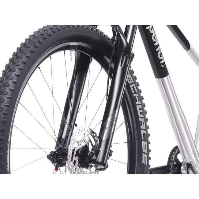 Bicicleta Superior TEAM 27.3 27.5 Gloss Brushed Alu/Rainbow Black 15.5 - (S)