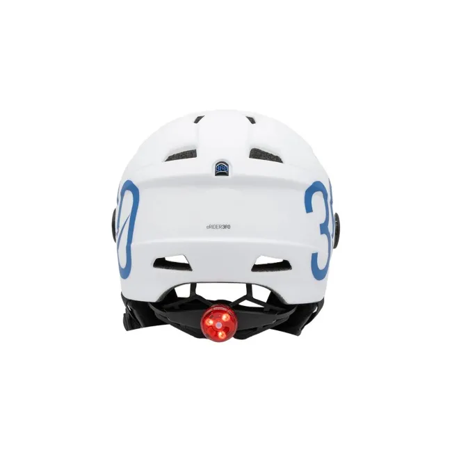 Casca GLOOB Urban cu urechi detasabile Alb-Albastru L