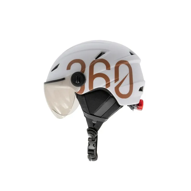 Casca GLOOB Urban cu urechi detasabile Alb-Maro M