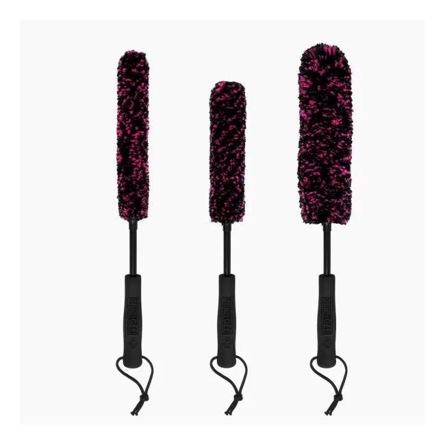 Set Muc-Off 3 perii din microfibra pentru detailing