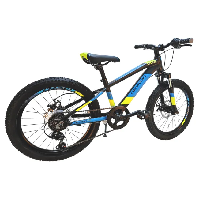 Bicicleta Copii Devron Alaska - 20 Inch, Negru-Albastru, Reambalat