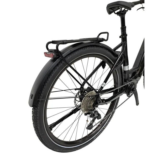 Bicicleta electrica Trekking Stella Tierra - 29 inch, 10V, L, Negru lucios