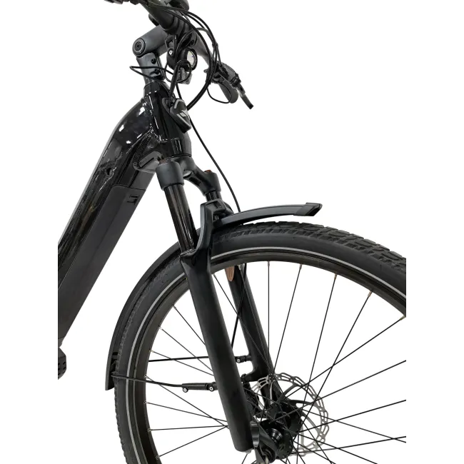 Bicicleta electrica Trekking Stella Tierra - 29 inch, 10V, L, Negru lucios