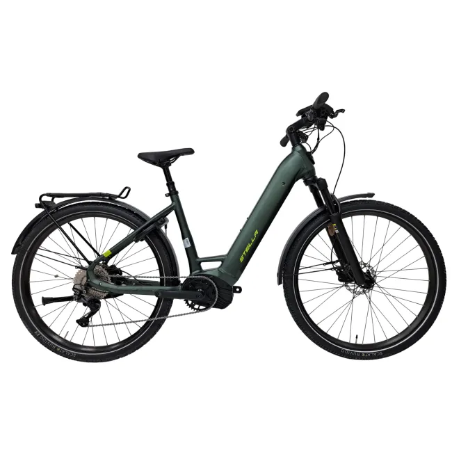 Bicicleta electrica Trekking  Stella Tierra - 29 inch, 10V, L, Verde mat