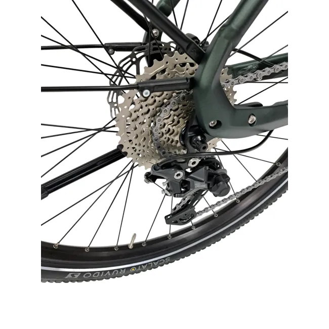 Bicicleta electrica Trekking  Stella Tierra - 29 inch, 10V, L, Verde mat