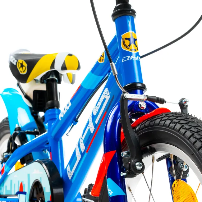 Bicicleta Copii DHS Police - 16 Inch, Albastru, Reambalat