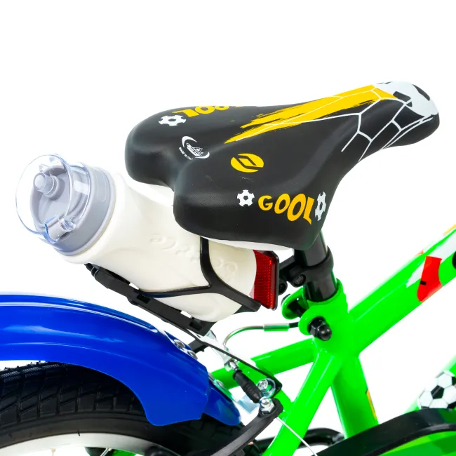 Bicicleta Copii DHS Football - 18 Inch, Verde Reambalat