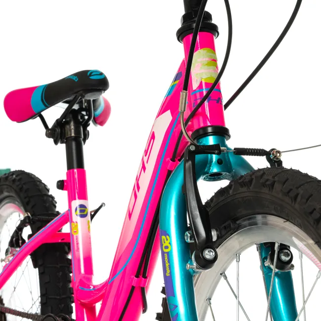 Bicicleta Copii DHS Modesty - 20 Inch, Roz Reambalat
