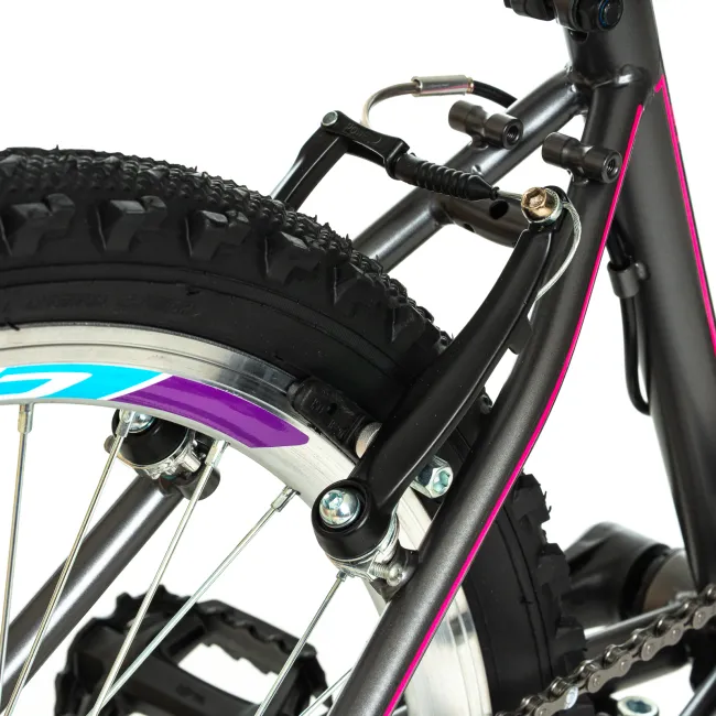 Bicicleta Copii DHS Modesty - 24 Inch, Gri Reambalat