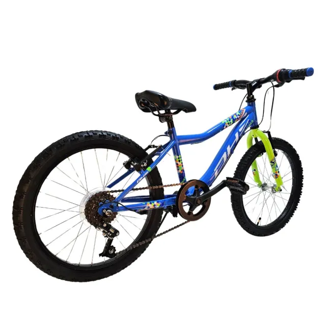 Bicicleta Copii DHS Plasma - 20 Inch, Albastru Reambalat