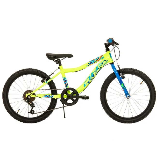 Bicicleta Copii DHS Plasma - 20 Inch, Galben Reambalat