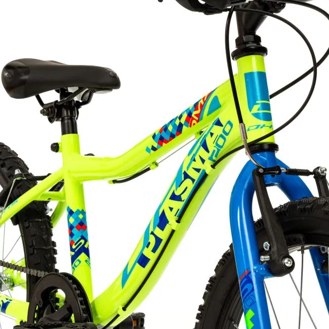 Bicicleta Copii DHS Plasma - 20 Inch, Galben Reambalat