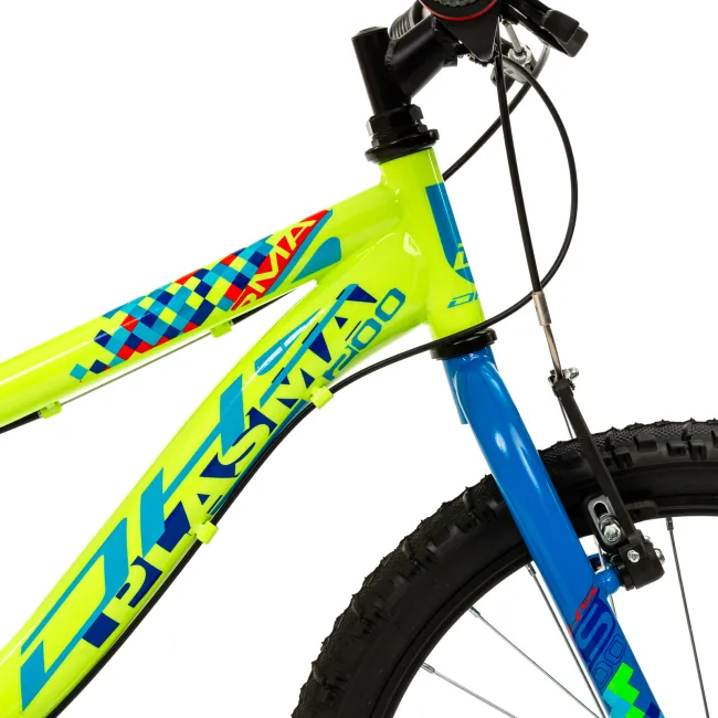 Bicicleta Copii DHS Plasma - 20 Inch, Galben Reambalat