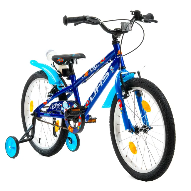 Bicicleta Copii DHS Rocket - 20 Inch, Albastru Reambalat