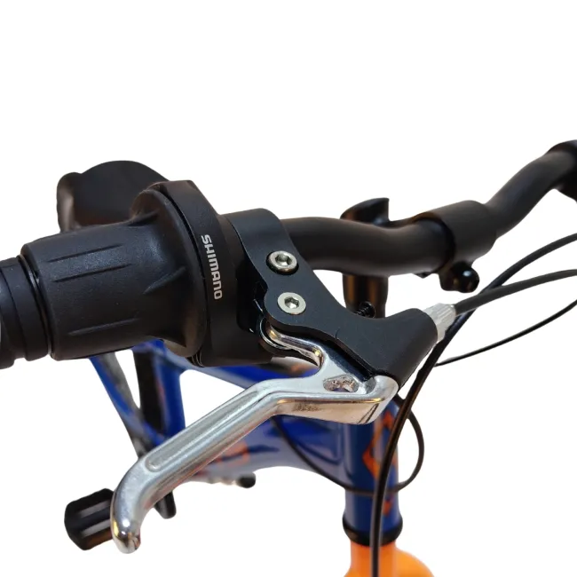 Bicicleta Copii DHS Sonic - 20 Inch, Albastru-Portocaliu Reambalat