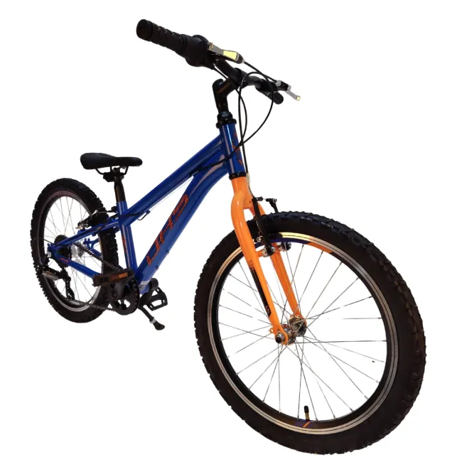 Bicicleta Copii DHS Sonic - 20 Inch, Albastru-Portocaliu Reambalat