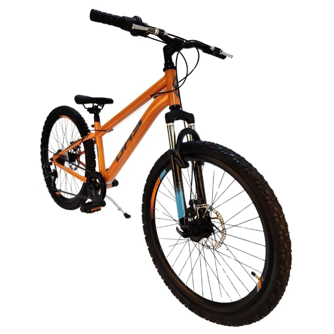 Bicicleta Copii DHS Sonic FS Disc - 24 inch, Portocaliu Reambalat
