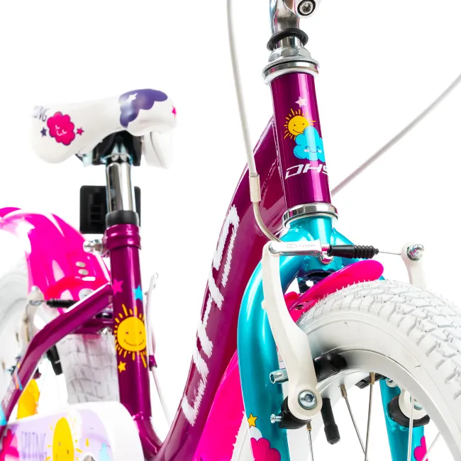 Bicicleta Copii DHS Spring - 18 Inch, Mov Reambalat