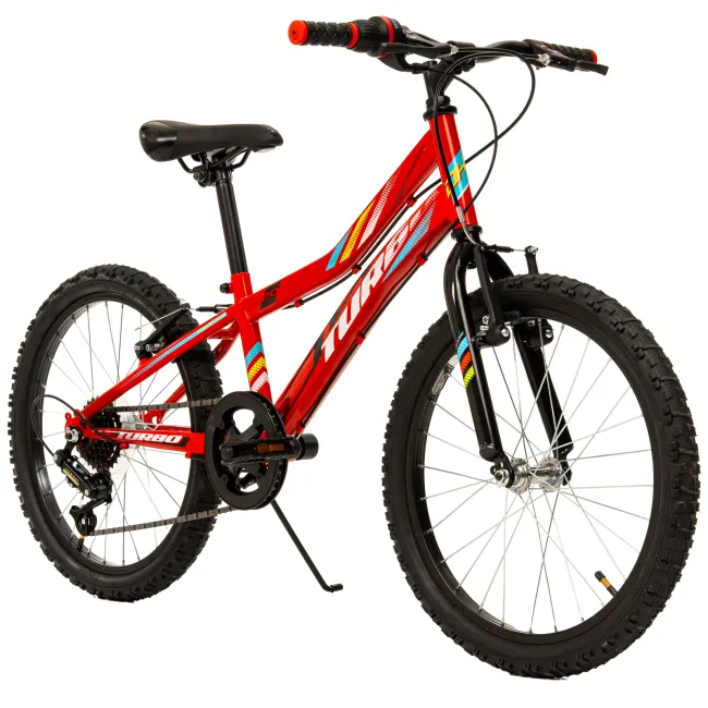 Bicicleta Copii DHS Turbo - 20 Inch, Rosu Reambalat