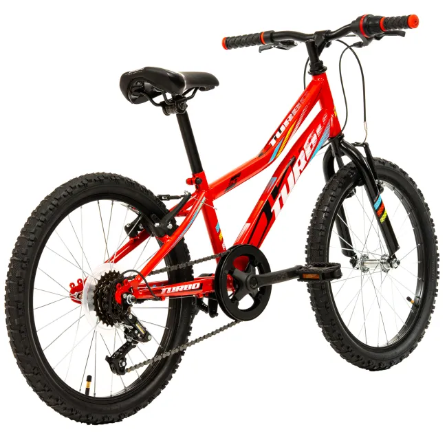 Bicicleta Copii DHS Turbo - 20 Inch, Rosu Reambalat