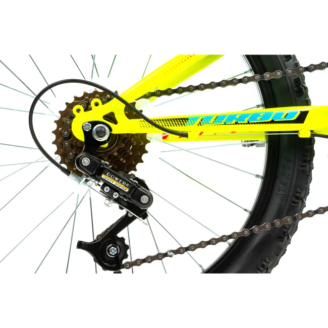 Bicicleta Copii DHS Turbo - 20 Inch, Verde Reambalat