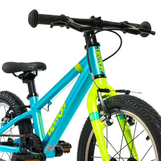 Bicicleta Copii Devron Urbio U1.6 Super Light - 16 Inch, Albastru-Verde Reambalat