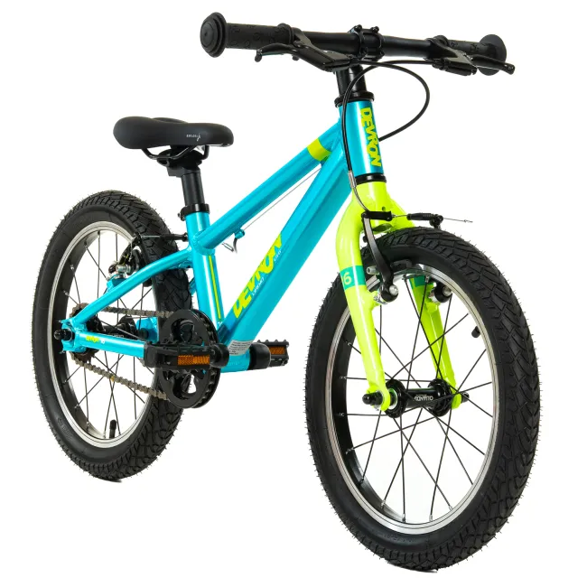 Bicicleta Copii Devron Urbio U1.6 Super Light - 16 Inch, Albastru-Verde Reambalat