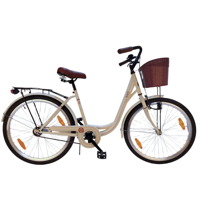 Bicicleta Oras DHS Maccina Avenue - 26 inch, Bej Reambalat