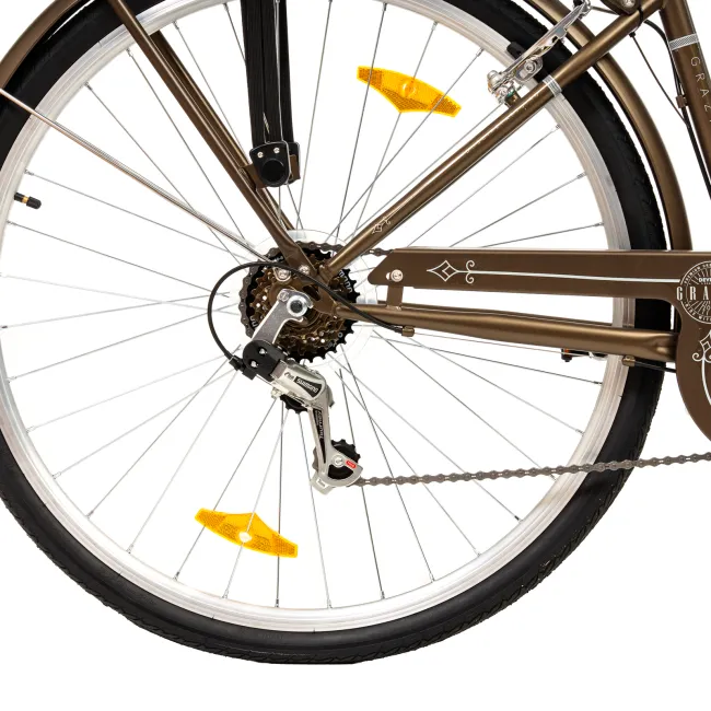 Bicicleta Oras Devron Grazia 6s Retro - 28 Inch, M, Maro Reambalat