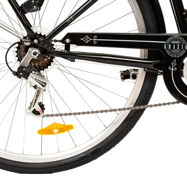 Bicicleta Oras Devron Grazia 6s Retro - 28 Inch, M, Negru Reambalat