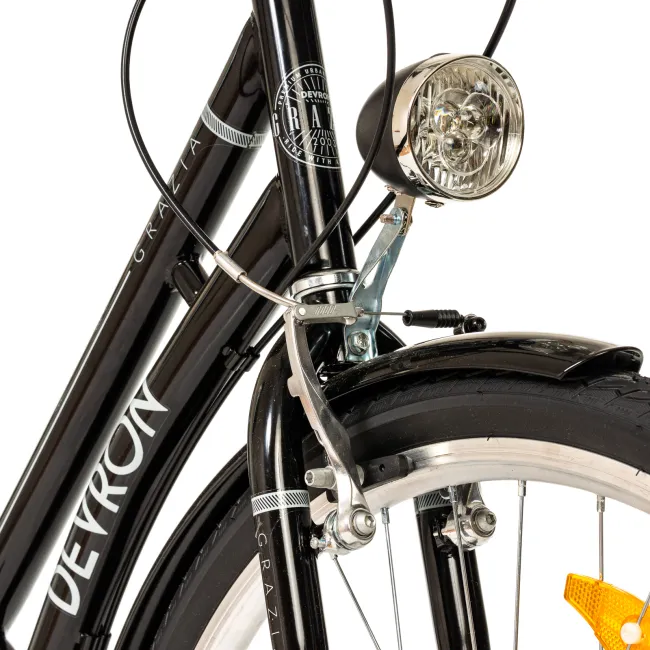 Bicicleta Oras Devron Grazia 6s Retro - 28 Inch, M, Negru Reambalat