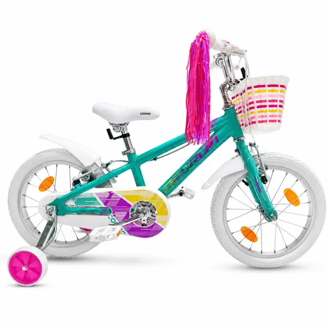 Bicicleta Copii Devron Cosmo - 16 Inch, Turcoaz, Reambalat