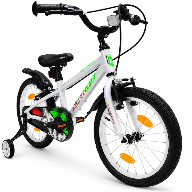 Bicicleta Copii Devron Cosmo - 18 Inch, Argintiu